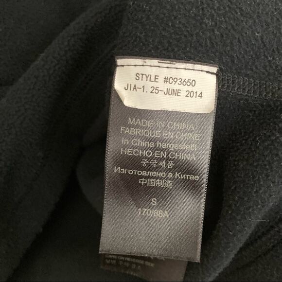 Marmot Black Fleece Half Zip Sweater Sz S - Picture 6 of 8